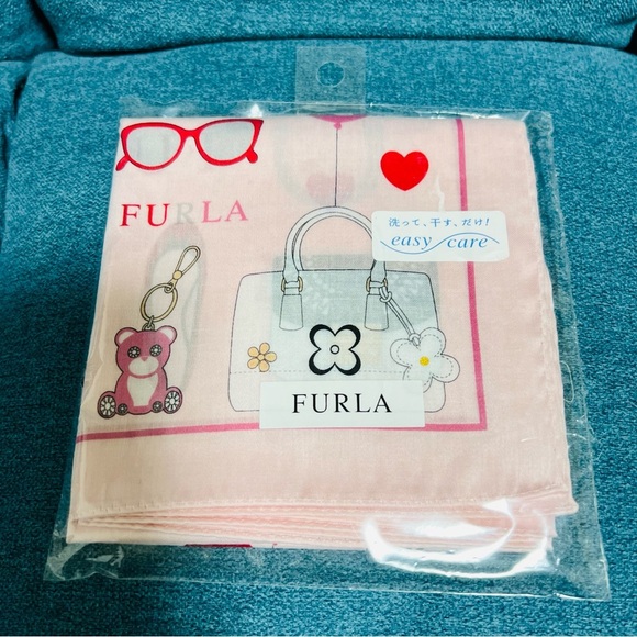 Furla Pink Bandana/Scarf - Picture 6 of 8